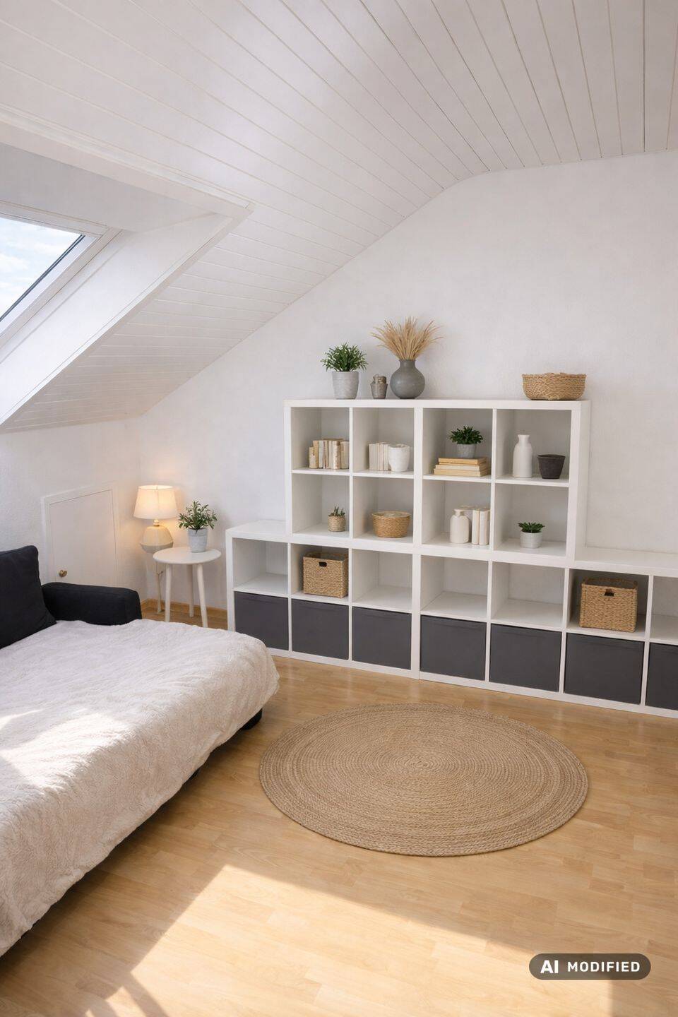Helle 2,5-Zimmer-Dachwohnung mit Balkon in einer charmanten, kleinen Wohneinheit., 74379 Ingersheim
