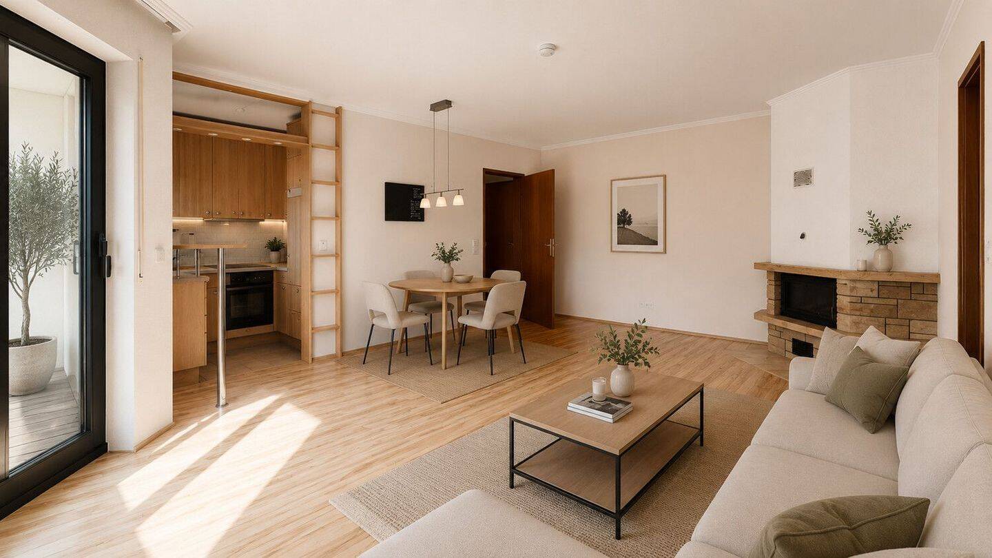 Gepflegte Zwei-Zimmer-Wohnung mit Balkon und Tiefgaragenstellplatz, 60598 Frankfurt am Main (Sachsenhausen)