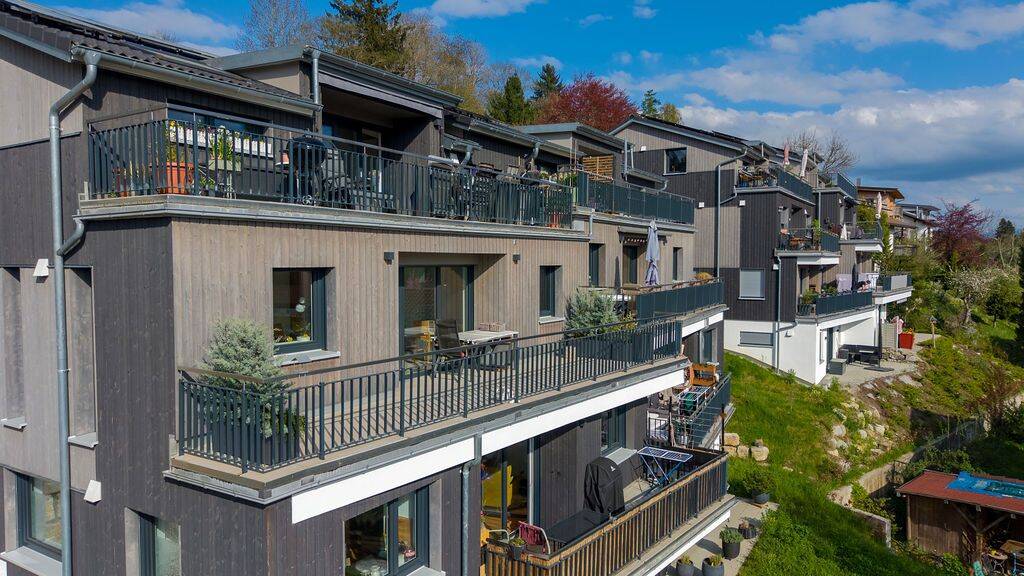 2-Zimmer-Dachterrassen-ETW mit Bergkulisse Energieeffizient wohnen im KfW 40+-Neubau in Wangen, 88239 Wangen im Allgäu