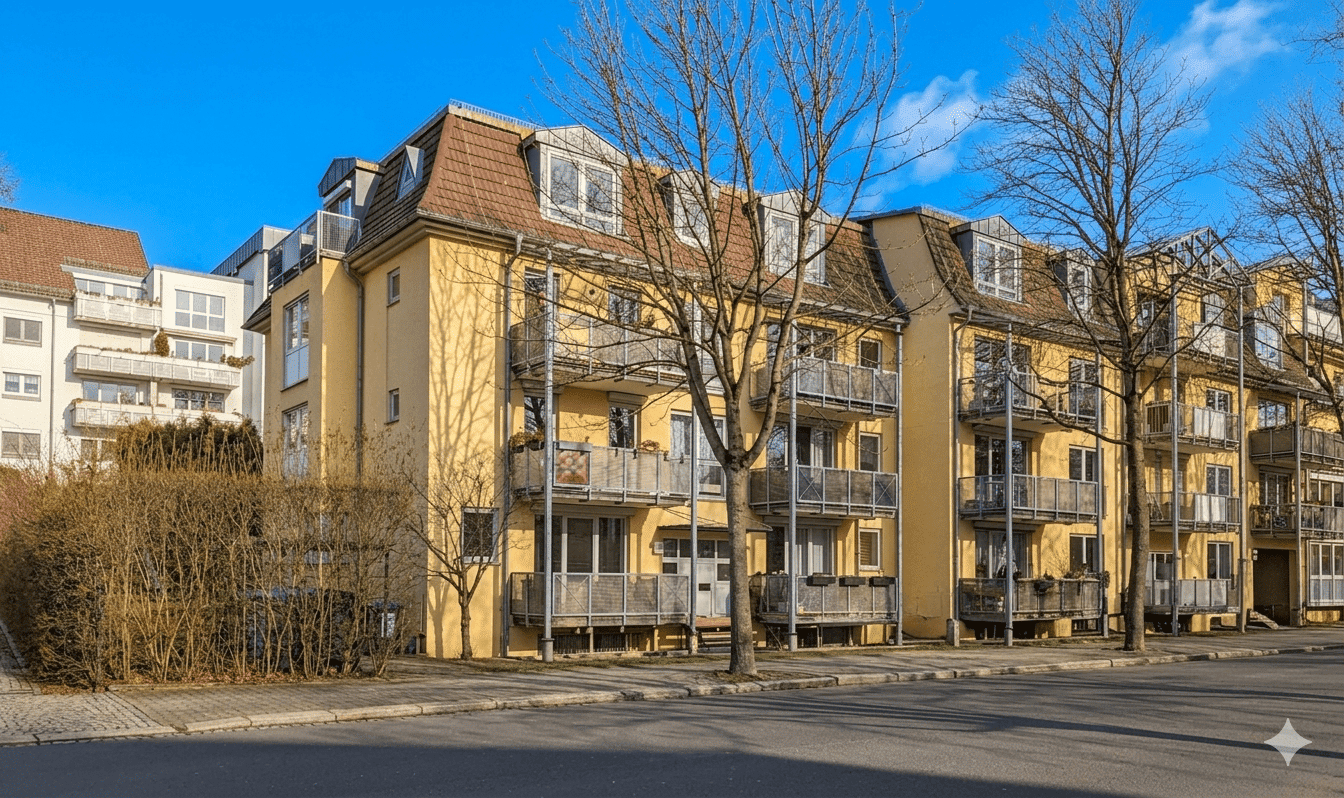 Ruhige Stadtparkoase mit Balkon und TG-Stellplatz, 9120 Chemnitz (Altchemnitz Bernsdorf Helbersdorf Kapellenberg)