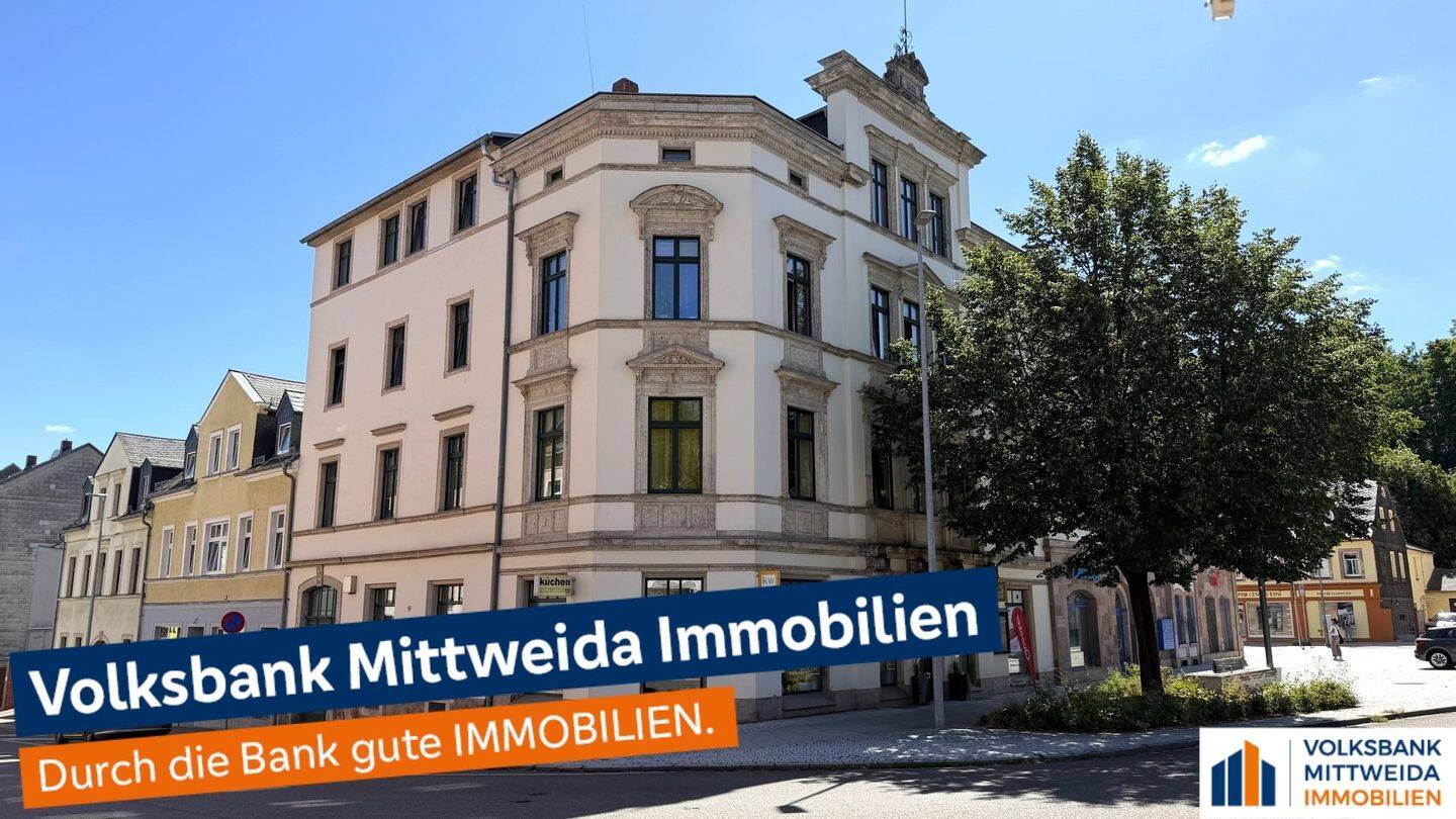 Zentral gelegene 3-Zimmer Wohnung im Dachgeschoss mit Einbauküche, 9648 Mittweida