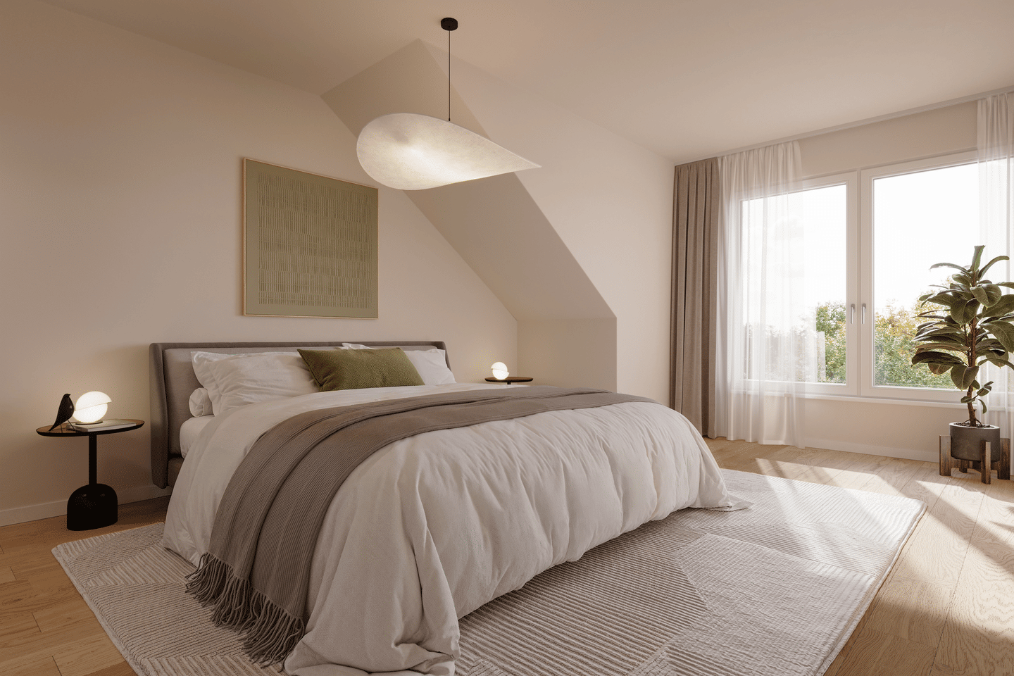 Studio-Loft mit Weitblick und Loggia, 22089 Hamburg (Mitte)