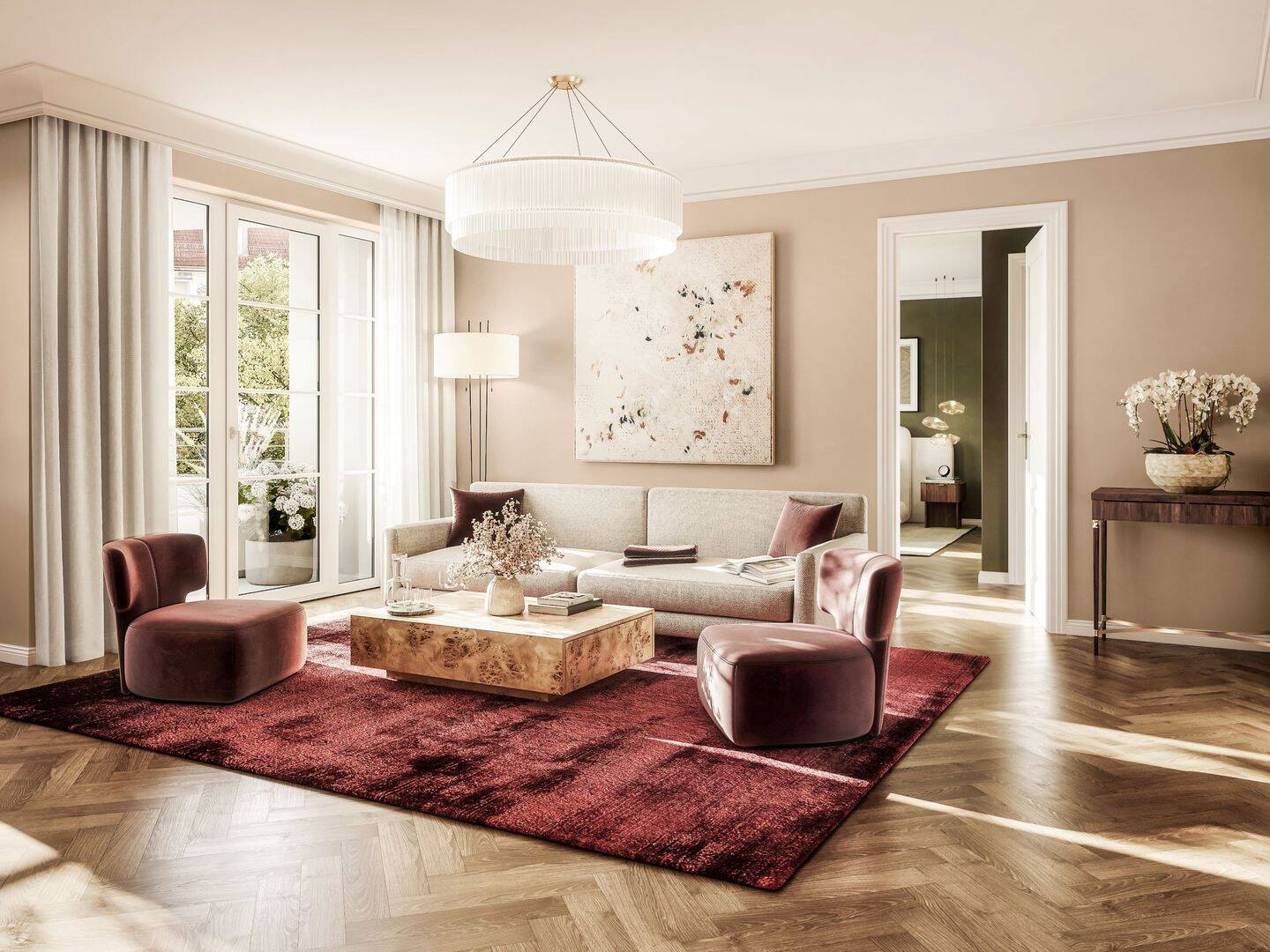 Elegante Wohnung mit zwei Balkonen – 4 Zimmer, 14057 Berlin (Charlottenburg-Wilmersdorf Charlottenburg Westend)