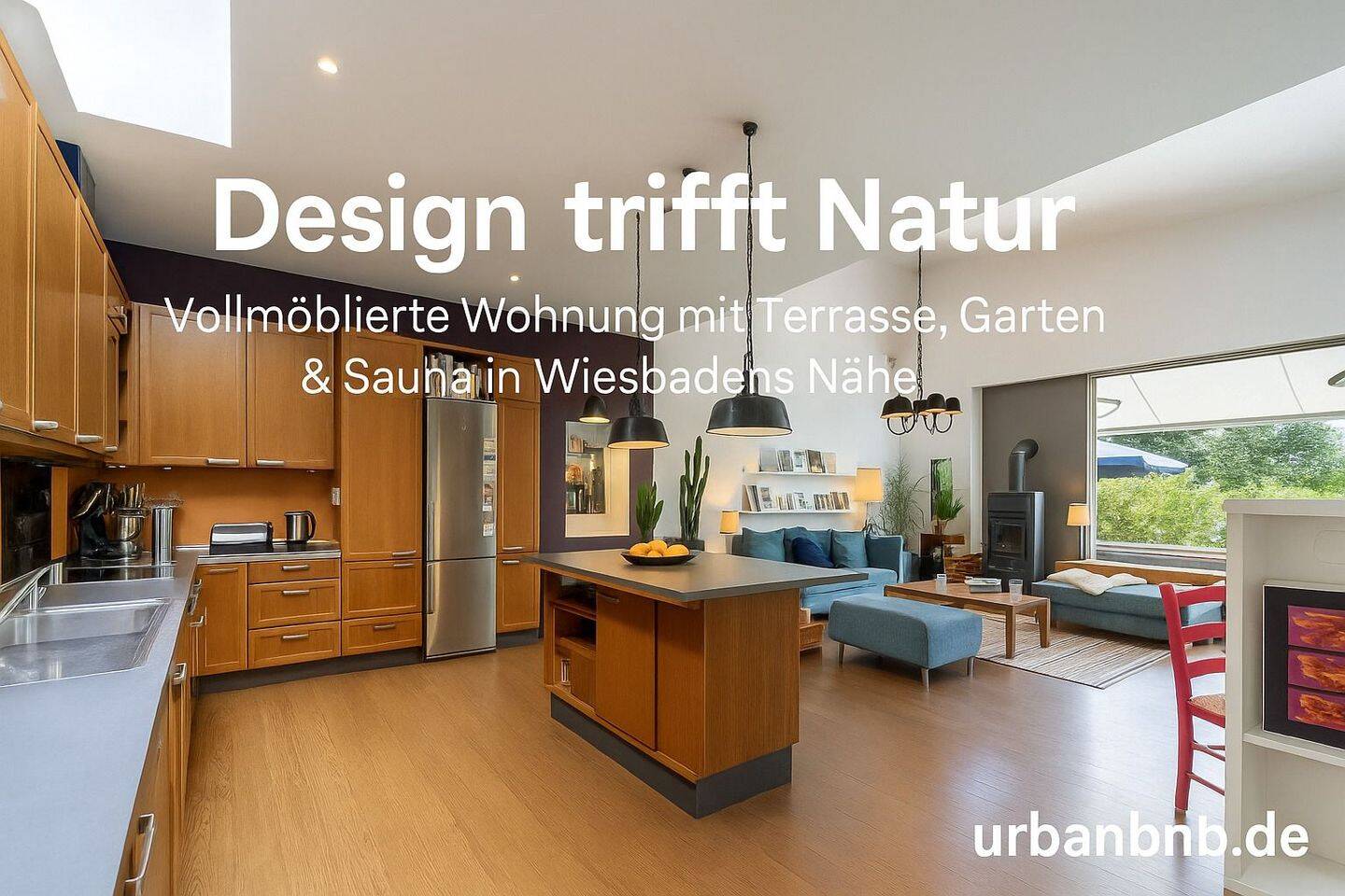 Möblierte Wohnung auf Zeit bei Wiesbaden – ruhig wohnen in Taunusstein mit Garten & Sauna, 65232 Taunusstein