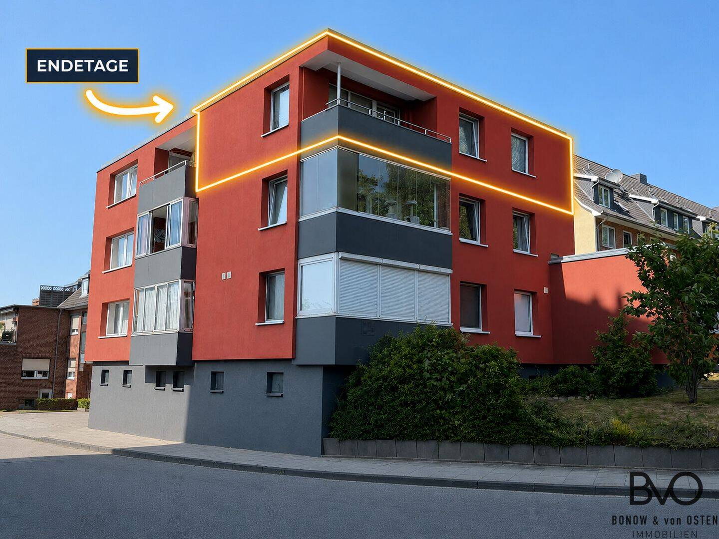 Endetagenwohnung mit Balkon und Stellplatz. Renovierungsbedürftig, 24148 Kiel (Ellerbek Wellingdorf)