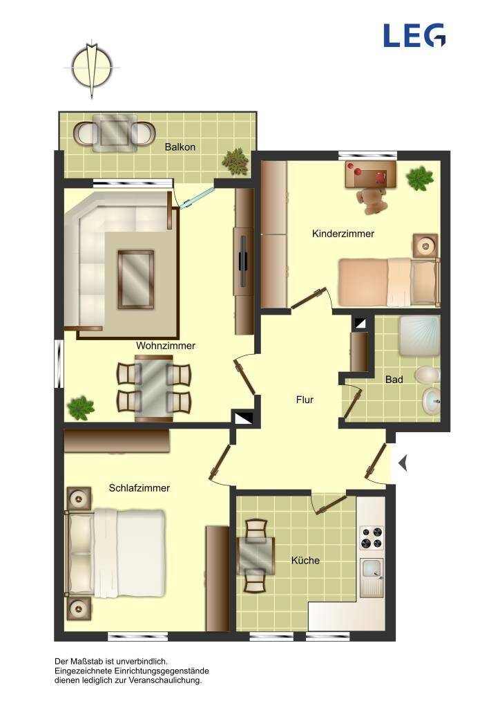 Ab September einziehen!! Bezugsfertige 3-Zimmer-Wohnung in Weddinghofen zu besichtigen, 59192 Bergkamen