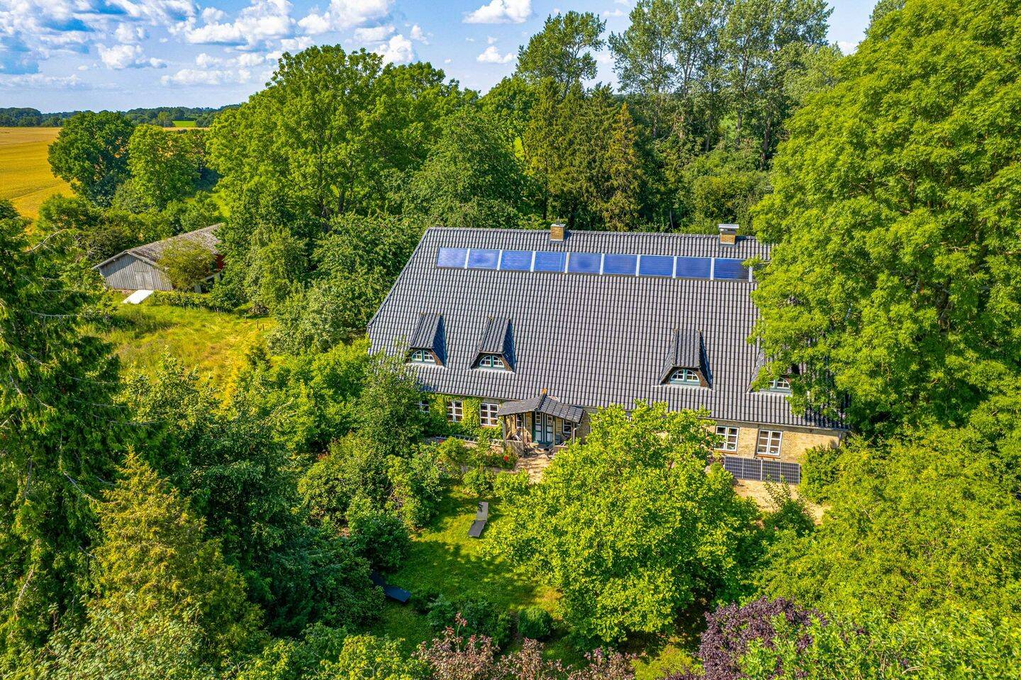 Idyllischer Resthof mit 3 WE, weiterem Ausbaupotenzial, Scheune und über 12.000 m² Grdstk.!, 24890 Stolk