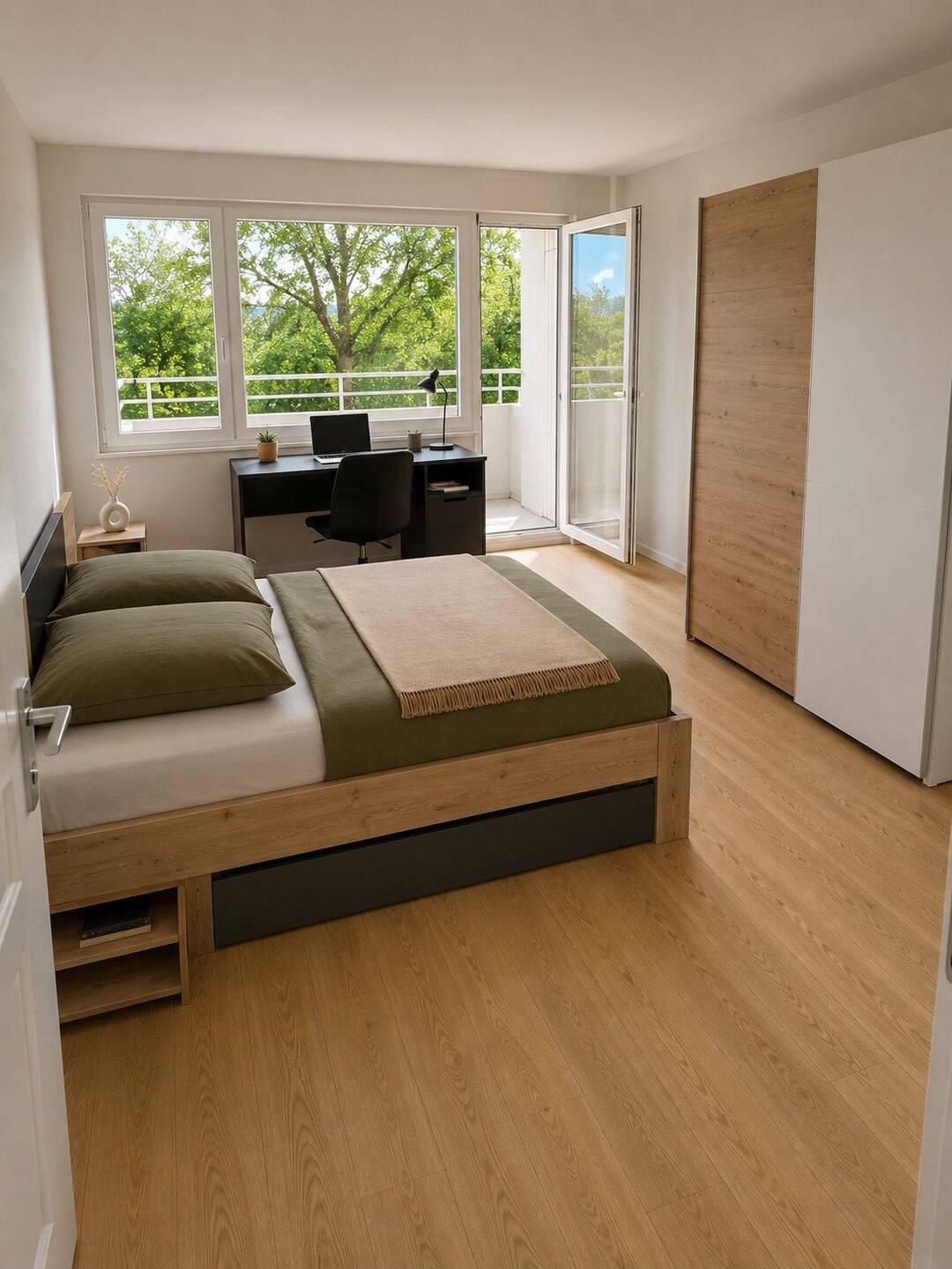 Exklusives 23m² WG-Zimmer mit Balkonzugang, 89275 Elchingen