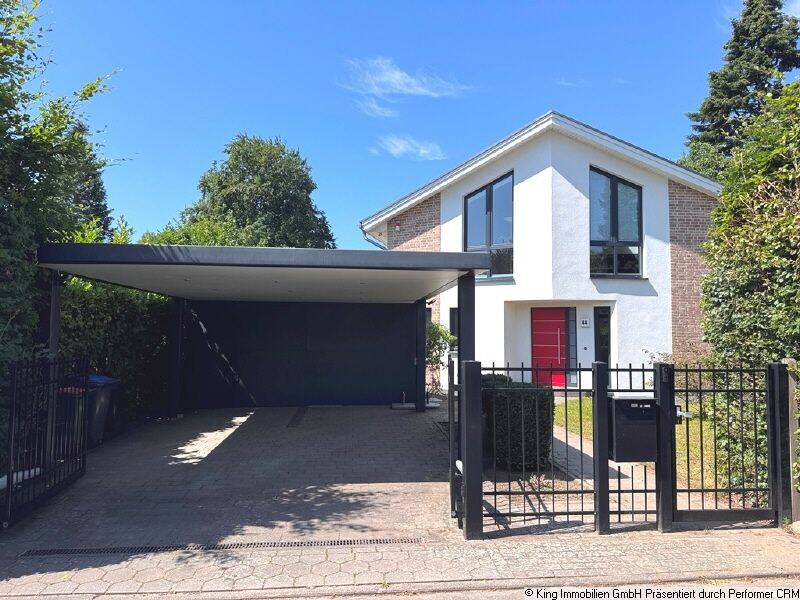 **SASEL** 195 m² Architektenhaus – 5 Zim., 3 Bädern & Garten – Niedrigenergiehaus in Toplage, 22393 Hamburg (Wandsbek Bramfeld Poppenbüttel Sasel Wellingsbüttel)