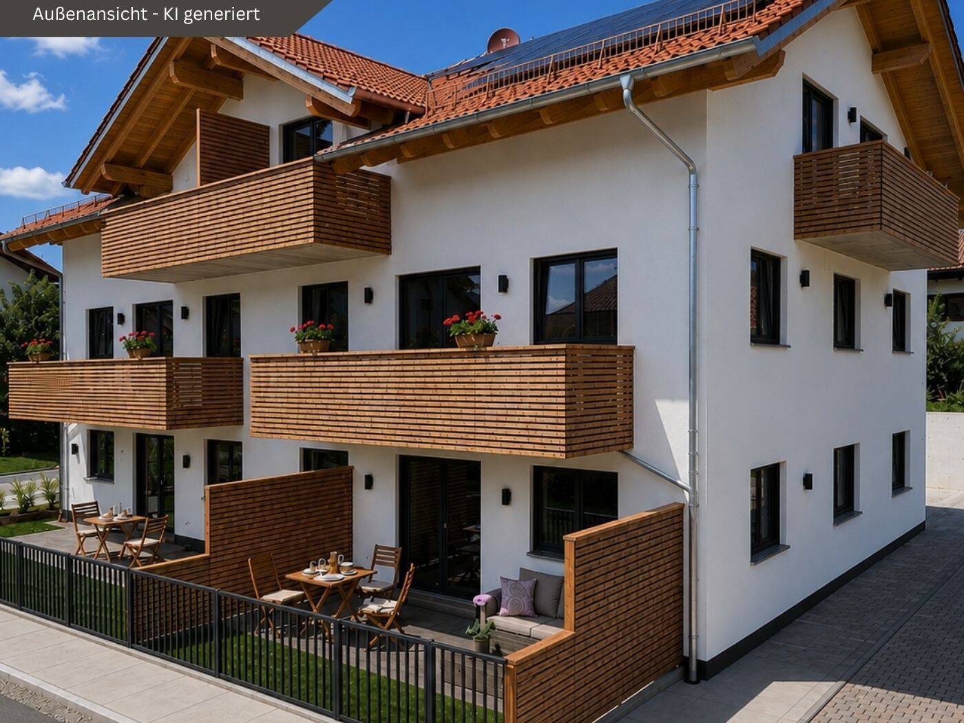 2-Zi DG Neubauwohnung Erstbezug 2 Balkonen, Bergblick und geräumiger Keller, 83135 Schechen