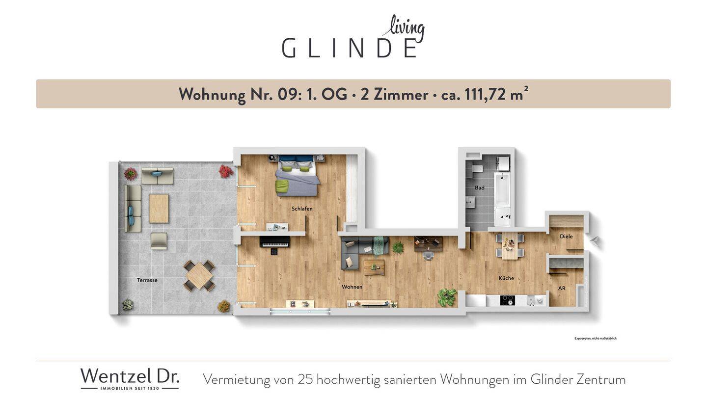 Neubau Mühlenstraße 5 – attraktive 2-Zimmer-Wohnungen- Wentzel Dr., 21509 Glinde
