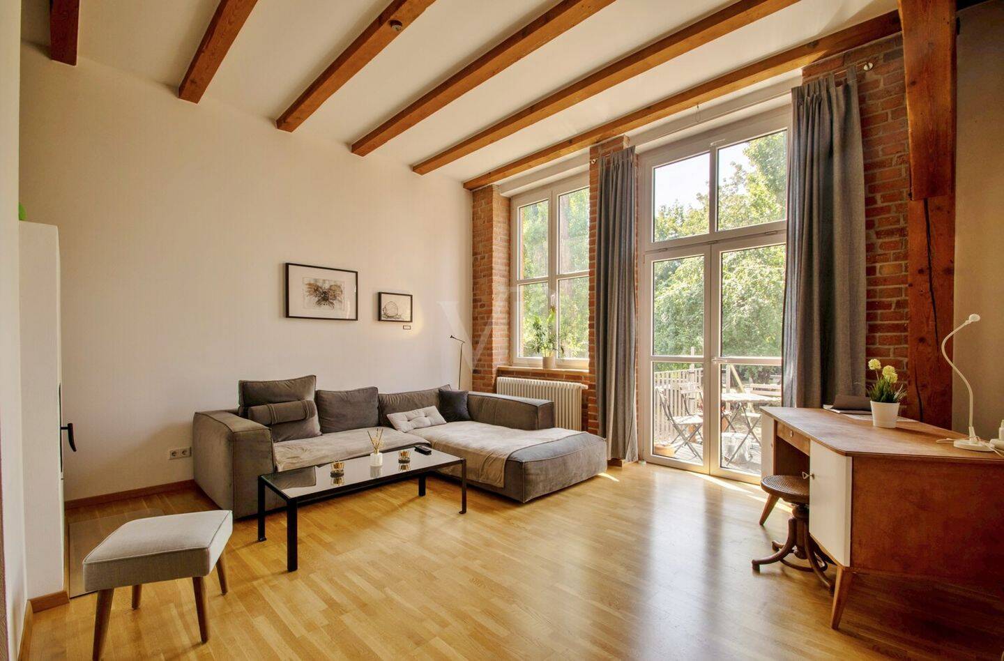 Hochparterrewohnung mit Kamin, Einbauküche und Loft-Charakter, 99085 Erfurt (Daberstedt Hohenwinden Ilversgehofen Johannesvorstadt Krämpfervorstadt)
