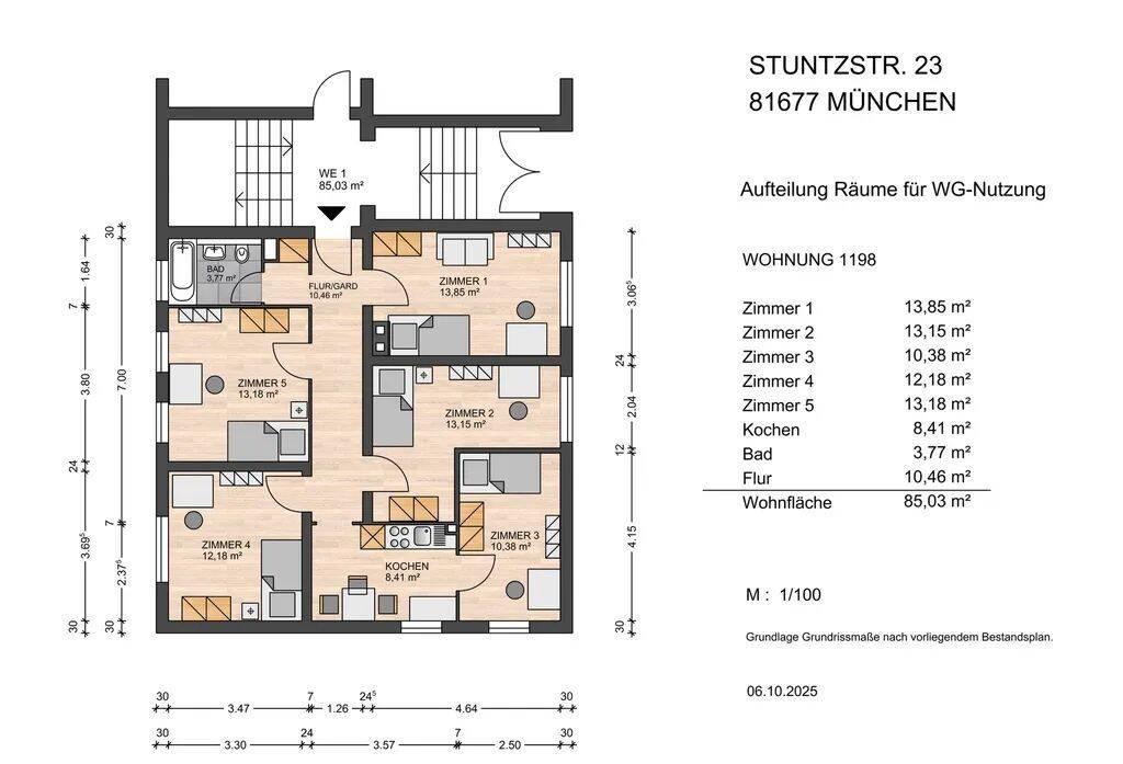 5er WG Neugründung, 81677 München (Au-Haidhausen Berg am Laim Bogenhausen)