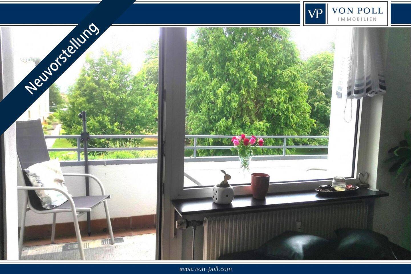 Hübsche 2-Zi-Wohnung mit Balkon in ruhiger Lage vom Heilsberg – Bad Vilbel, 61118 Bad Vilbel