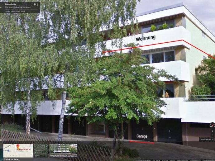 Großzügige und neu renovierte 2,5 Zi. Wohnung. Südbalkon, Garage, Einbauküche, Tageslichtbad, 70195 Stuttgart (Botnang)