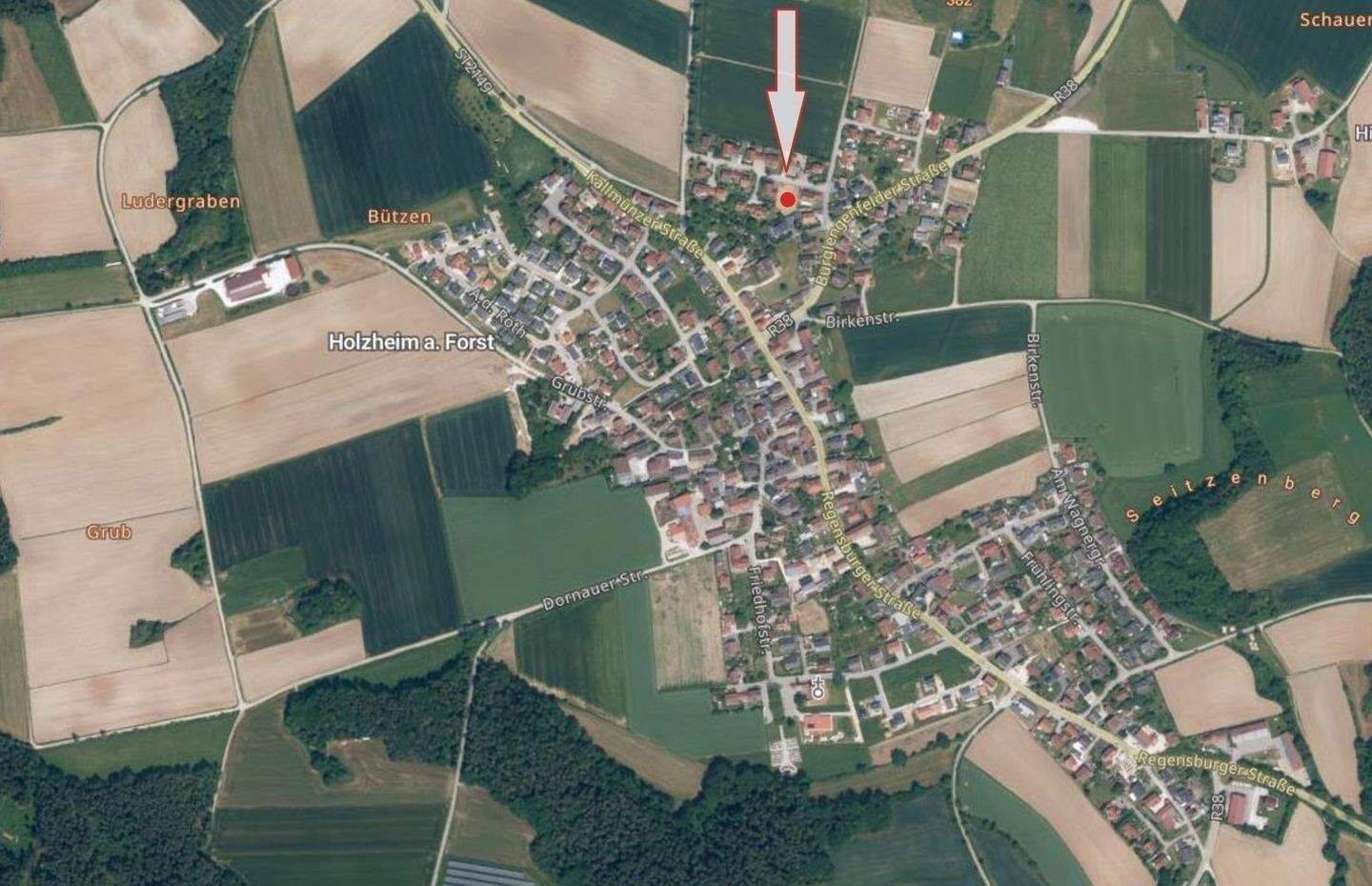 Bauplatz in Holzheim am Forst, 93183 Holzheim a. Forst