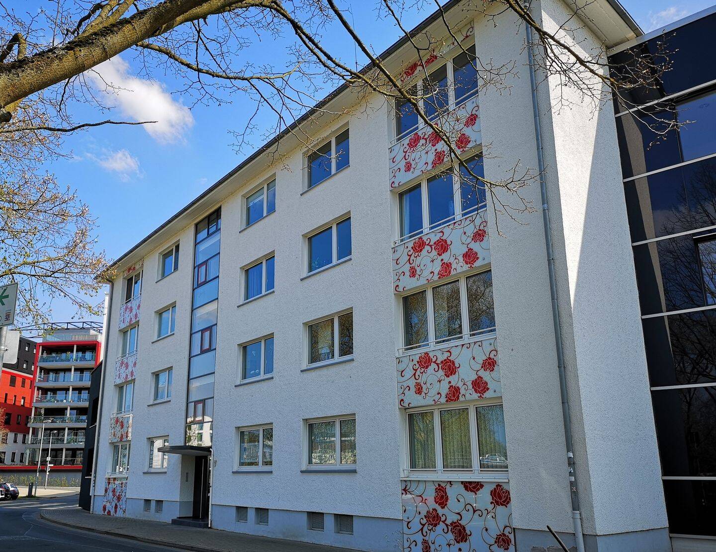 Schöne und gut geschnittene 1 Zimmer-Wohnung mit Balkon direkt an der Lahn, Lahnstr. 7, Gießen, 35398 Gießen
