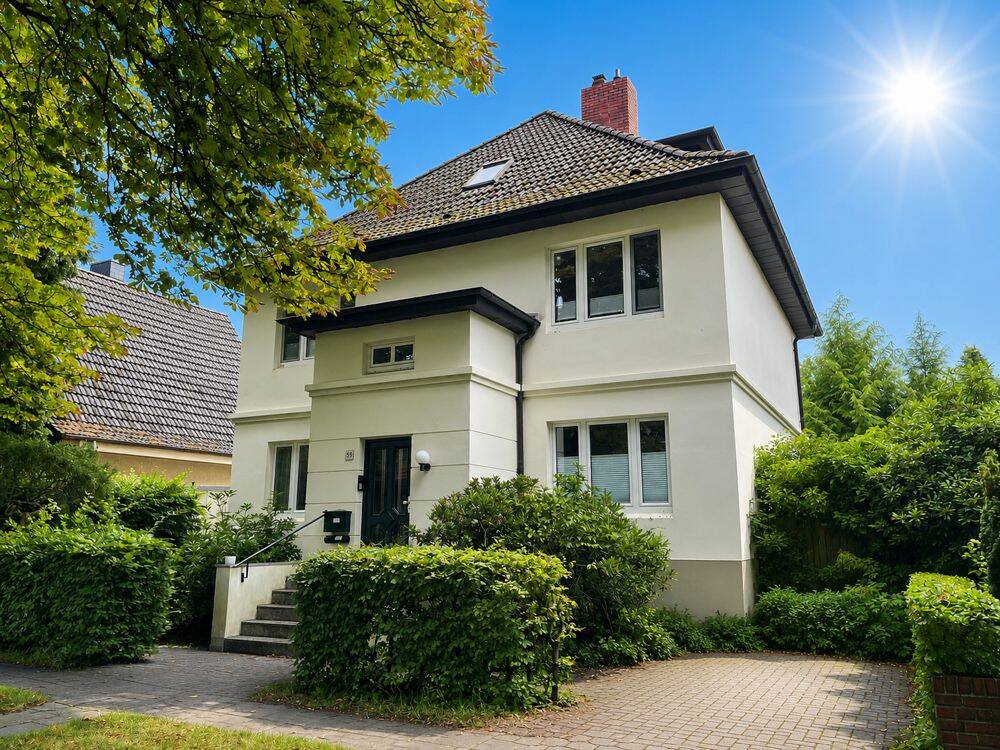 Seltene Kaffeemühle in Klein Borsteler Bestlage mit 3 Einheiten und romantischem Garten, 22337 Hamburg (Hamburg-Nord Alsterdorf Ohlsdorf)