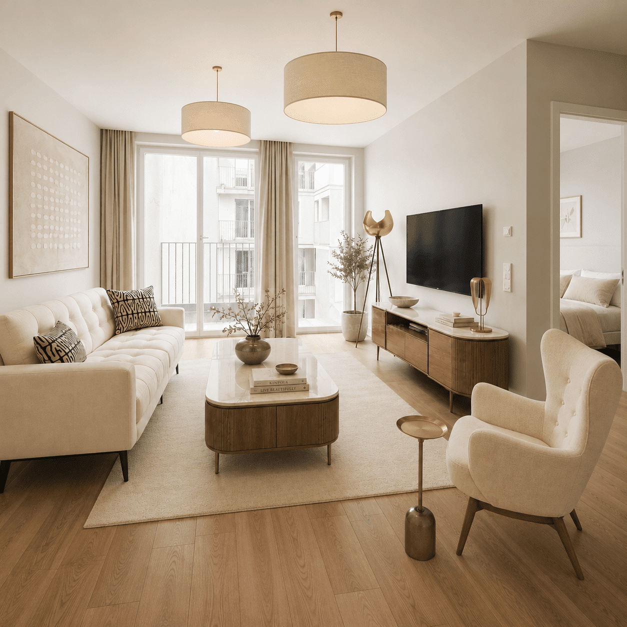 Möblierte 2-Zimmer Neubau – Design trifft Komfort in Bestlage, 10115 Berlin (Mitte Wedding)