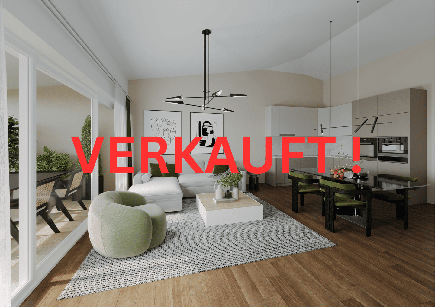 VERKAUFT ! ° Geschmackvolle 2.5-ZWG ° W 08 ° Süd ° SCHLOSSPARK – Bad Säckingen Rhein-Au, 79713 Bad Säckingen