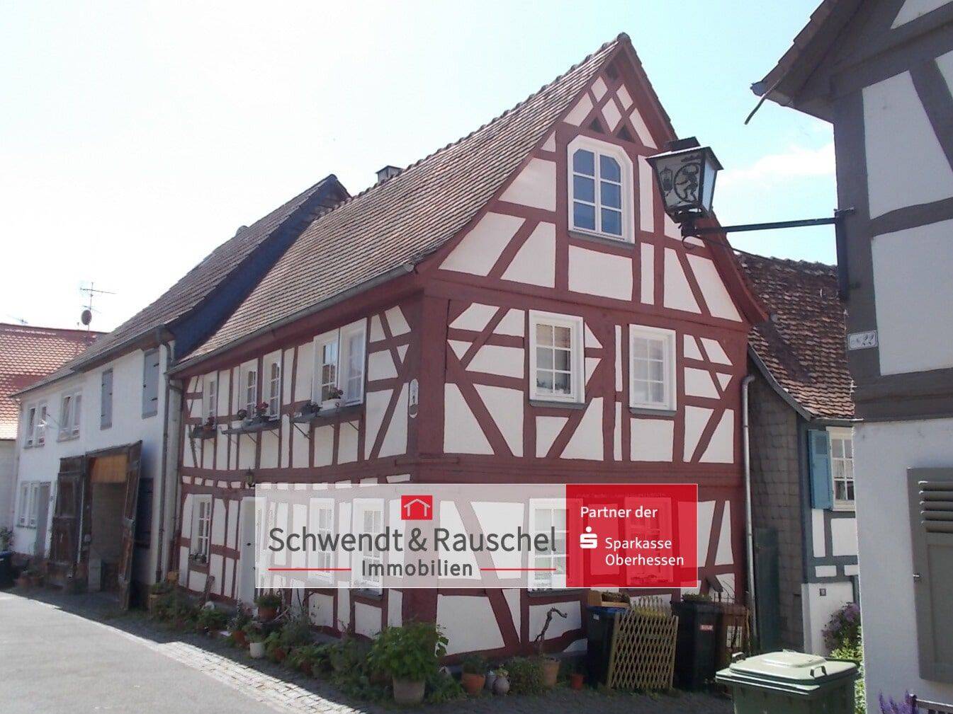 Fachwerktraum mit Hofgarten und Nebengebäude in Ortenberg, 63683 Ortenberg