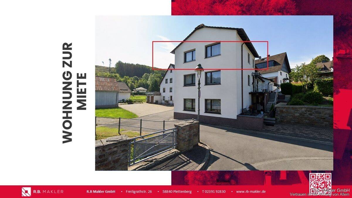 R.B. Makler: Charmante Dachgeschosswohnung in Plettenberg-Landemert!, 58840 Plettenberg
