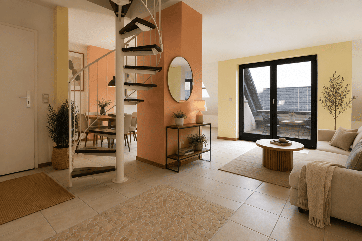 Großzügige Maisonettewohnung mit ca. 70 m² Wohnfläche und ca. 90 m² Gesamtfläche, 64319 Pfungstadt