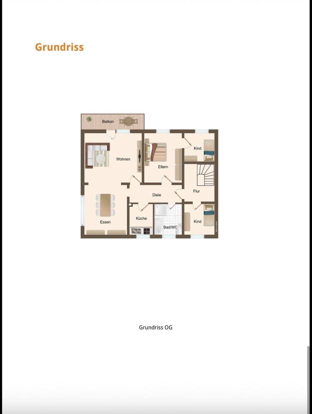 Gemütliche 4 -Zimmer Wohnung in Wallenhorst-Hollage, 49134 Wallenhorst