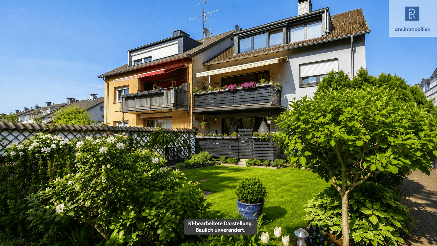 Sofort einziehen & wohlfühlen – Kernsanierte 3-Zi-DG-WHG mit 72 m² Wfl, Dachstudio & Garage, 51147 Köln (Porz)