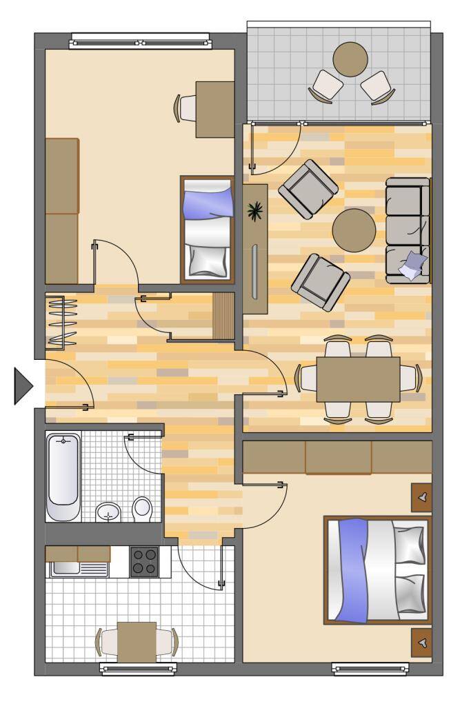 Wir modernisieren für Sie! 3-Zimmer-Wohnung in Neuss Derikum, 41469 Neuss