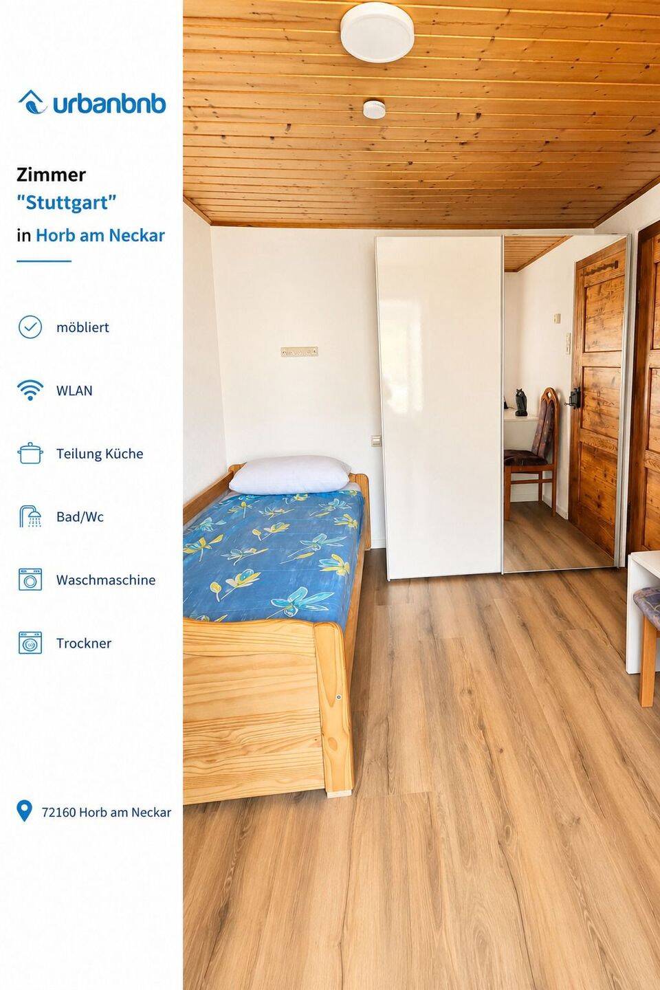 WG Zimmer auf Zeit in Horb – Campus Horb und Bosch, 72160 Horb am Neckar