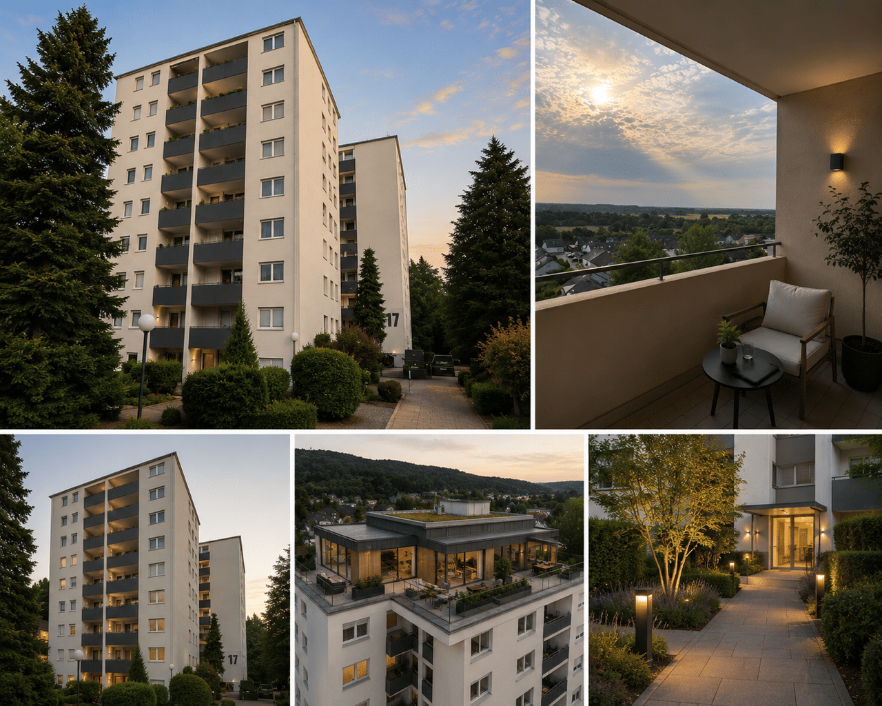4-Zimmer-Erstbezug nach hochwertiger Sanierung | 81,5 m² | oberste Etage & Weitblick | EBK teilmöbliert oder vollmöbliert, 64625 Bensheim