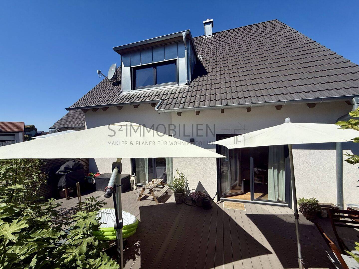 Sonnige Doppelhaushälfte mit großer Terrasse & Dachstudio…!, 97295 Waldbrunn