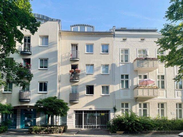 Lichtdurchflutetes Einzimmerappartement mit Dachterrasse und Stellplatz in Niederschönhausen, 13156 Berlin (Pankow Kleingartenanlage Alte Baumschule Niederschönhausen Rosenthal)