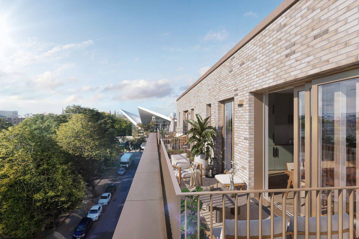 2 Zimmer | 72,93 m² Penthousegefühl über den Dächern von Hohenfelde, 22087 Hamburg (Mitte Hamm Hohenfelde Uhlenhorst)