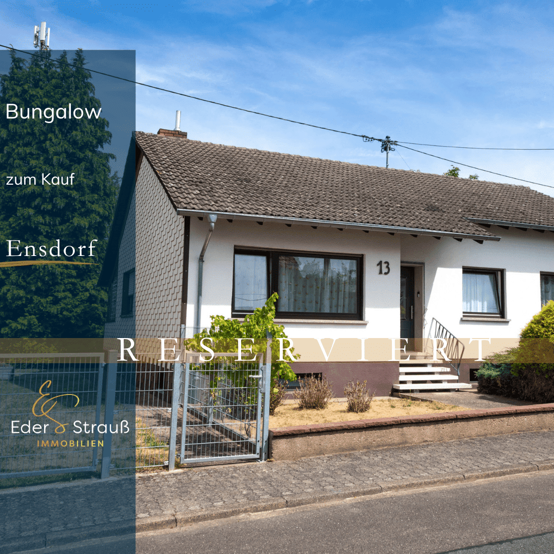 Familienglück auf einer Ebene | Freistehender Bungalow mit großem Garten, 66806 Ensdorf