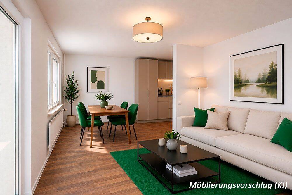 Grün vor der Tür & Sonne auf dem Balkon, 6132 Halle (Saale) (Ammendorf-Beesen Planena Radewell-Osendorf Silberhöhe)