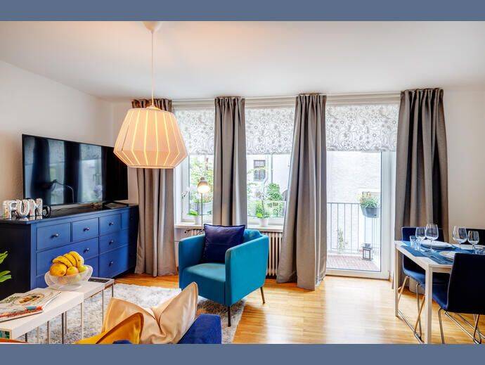 Möbliert: Sehr schön möblierte Wohnung im Lehel, 80538 München (Altstadt-Lehel Ludwigsvorstadt-Isarvorstadt Schwabing-Freimann)