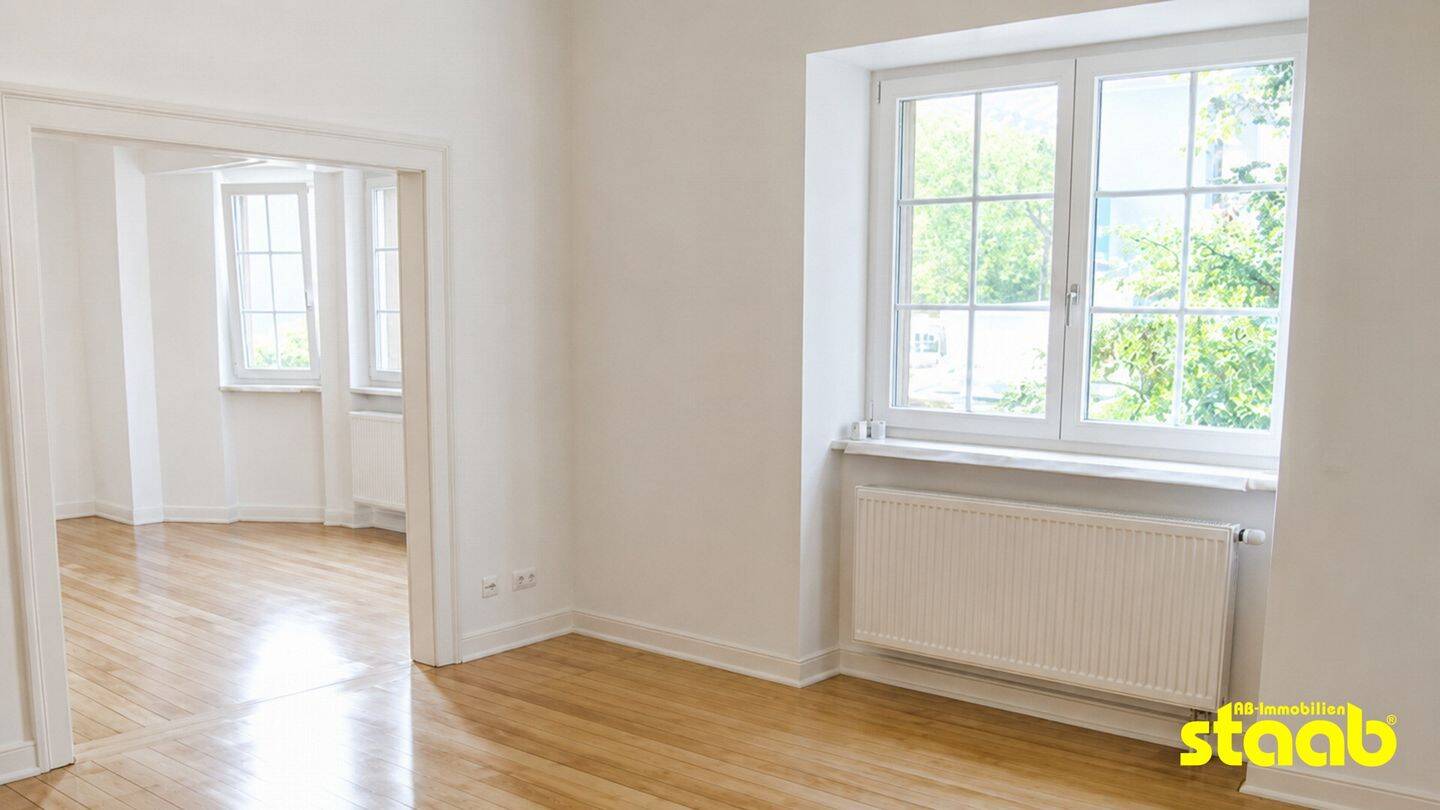 ***HELL – ZENTRAL – EINZIGARTIG*** GERÄUMIGE ALTBAU-STADTWOHNUNG!, 63739 Aschaffenburg (Innenstadt Österreicher Kolonie)