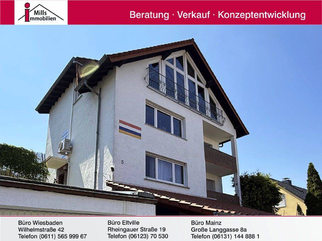 Großzügiges 3 Familienhaus mit sonnigem Garten und Traum-Blick in ruhiger Lage von Wackernheim, 55263 Ingelheim am Rhein (Wackernheim)