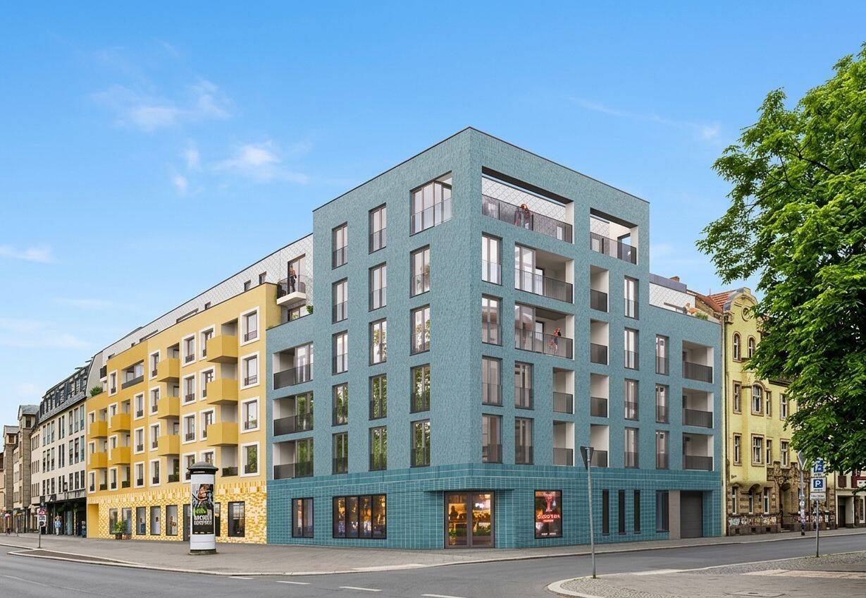 Moderne Etagenwohnung zur Miete mit Loggia in Dresden Neustadt – Wentzel Dr., 1099 Dresden