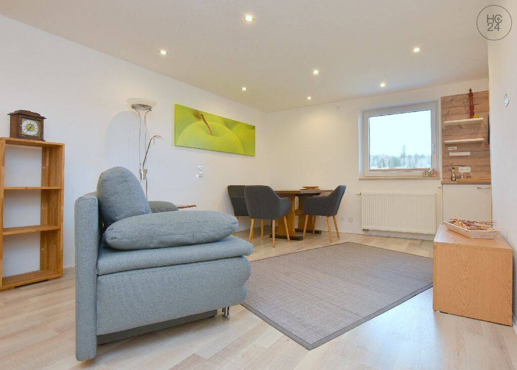 Möblierte 2-Zimmer-Wohnung mit Garten und Blick auf die Alpen bei Waltenhofen, 87448 Waltenhofen