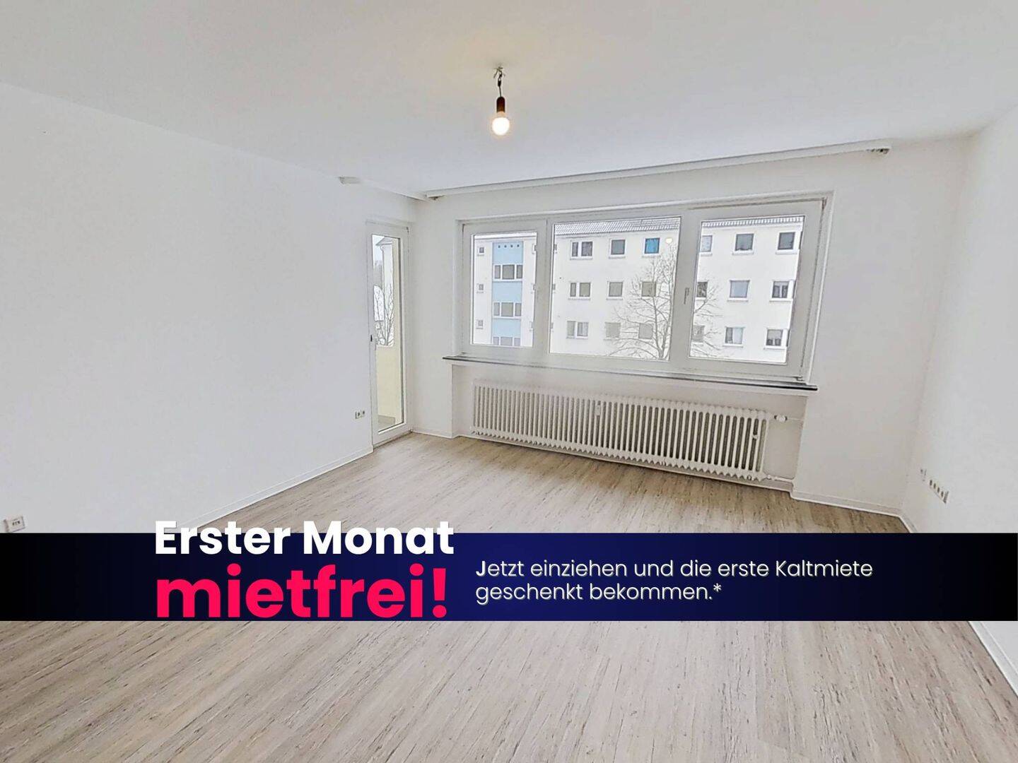 EINZIEHEN UND DIE 1. NKM GESCHENKT BEKOMMEN: Gemütliche 3-Zimmer-Wohnung mit BALKON, 33104 Paderborn