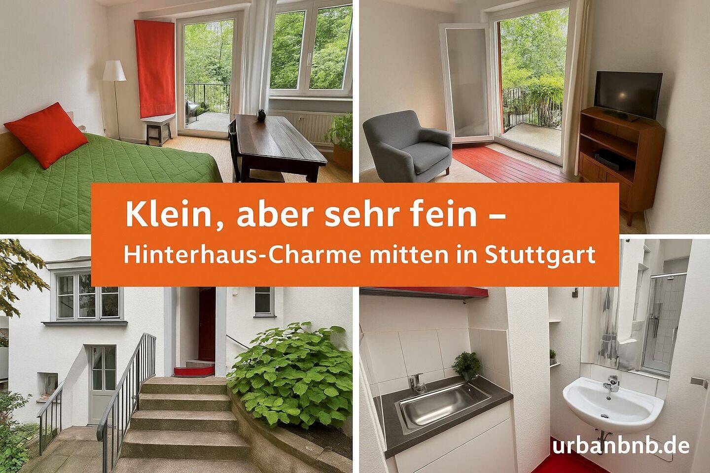 Möblierte Wohnung in Stuttgart-Mitte im charmanten Hinterhaus, 70190 Stuttgart (Mitte Ost)