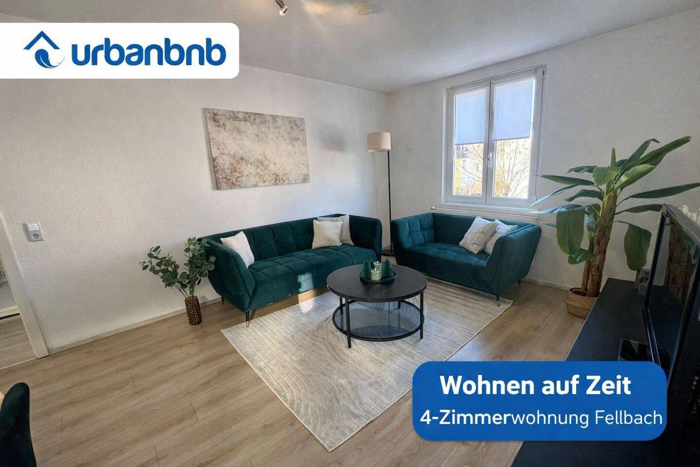 4-Zimmerwohnung in Fellbach für Wohnen auf Zeit mieten ab 1 Monat, 70736 Fellbach