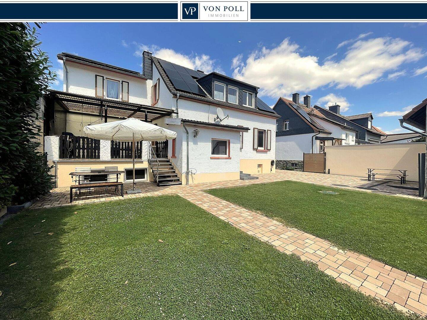 VON POLL – FRIEDRICHSDORF: Modernisiertes 1-2 Familienhaus, Nähe S-Bahn in ruhiger Lage mit Garten, 61381 Friedrichsdorf