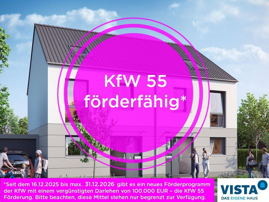 Hermann Immobilien: Wohnen im Grünen – Ruhige Lage mit eigenem Garten (DHH E2 – Vista L), 64832 Babenhausen