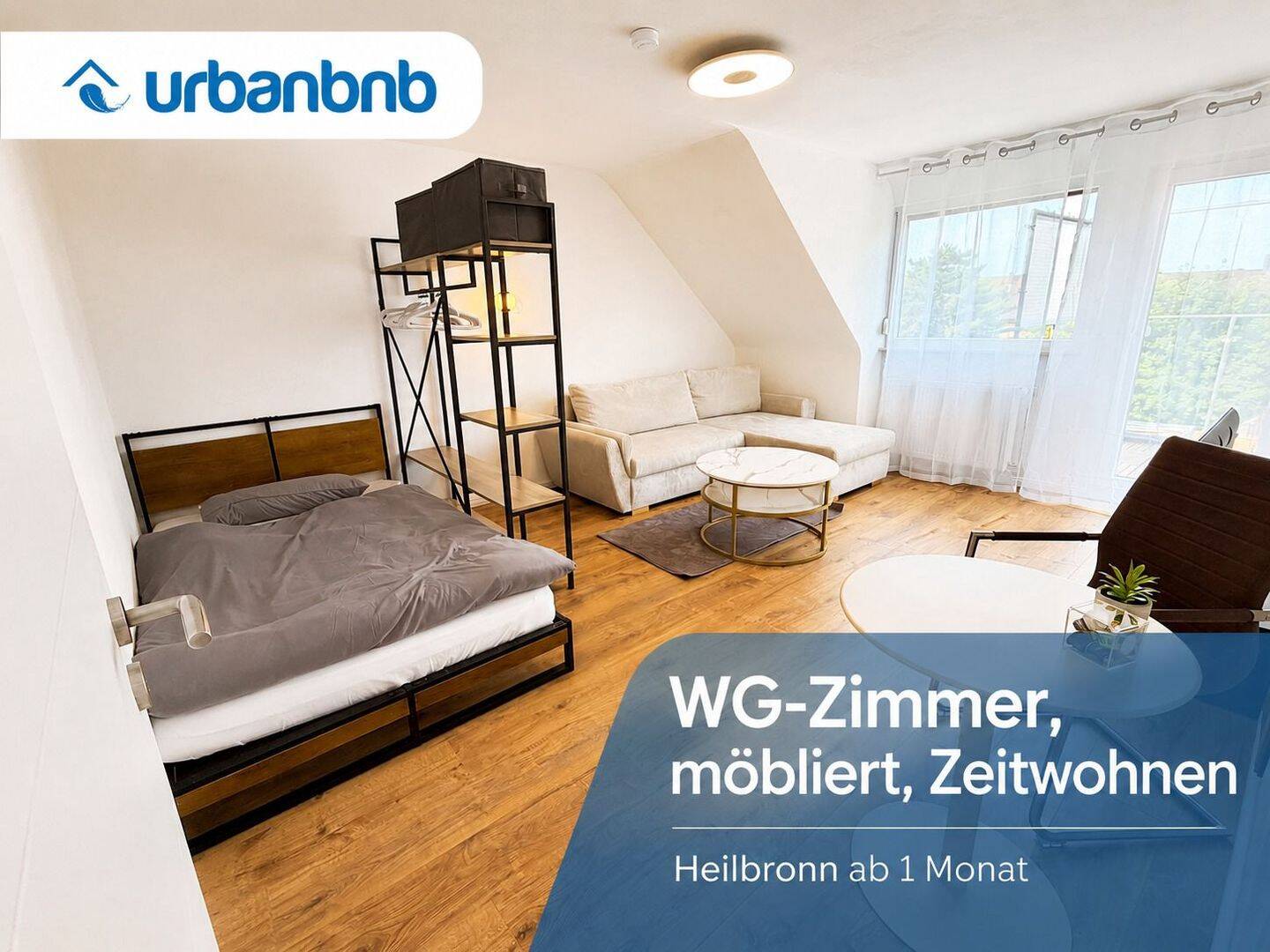 Zimmer frei für Zeitwohnen ab 1 Monat in Heilbronn, 74072 Heilbronn (Heilbronn)