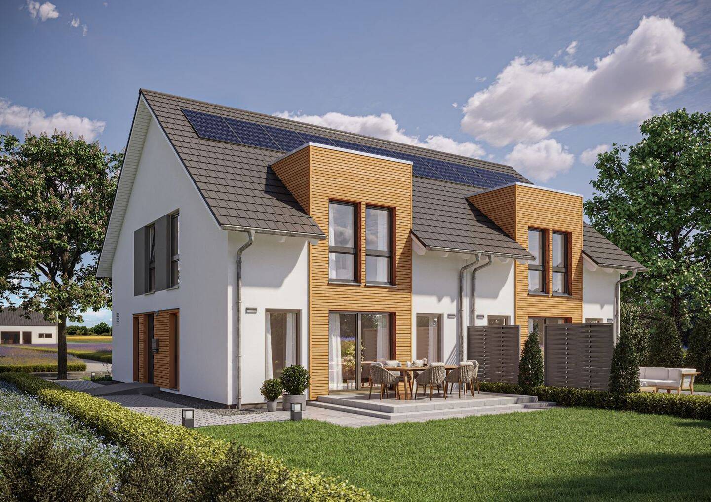 Bauen Sie Ihre Doppelhaushälfte in Rettenbach mit STREIF Haus, 89364 Rettenbach