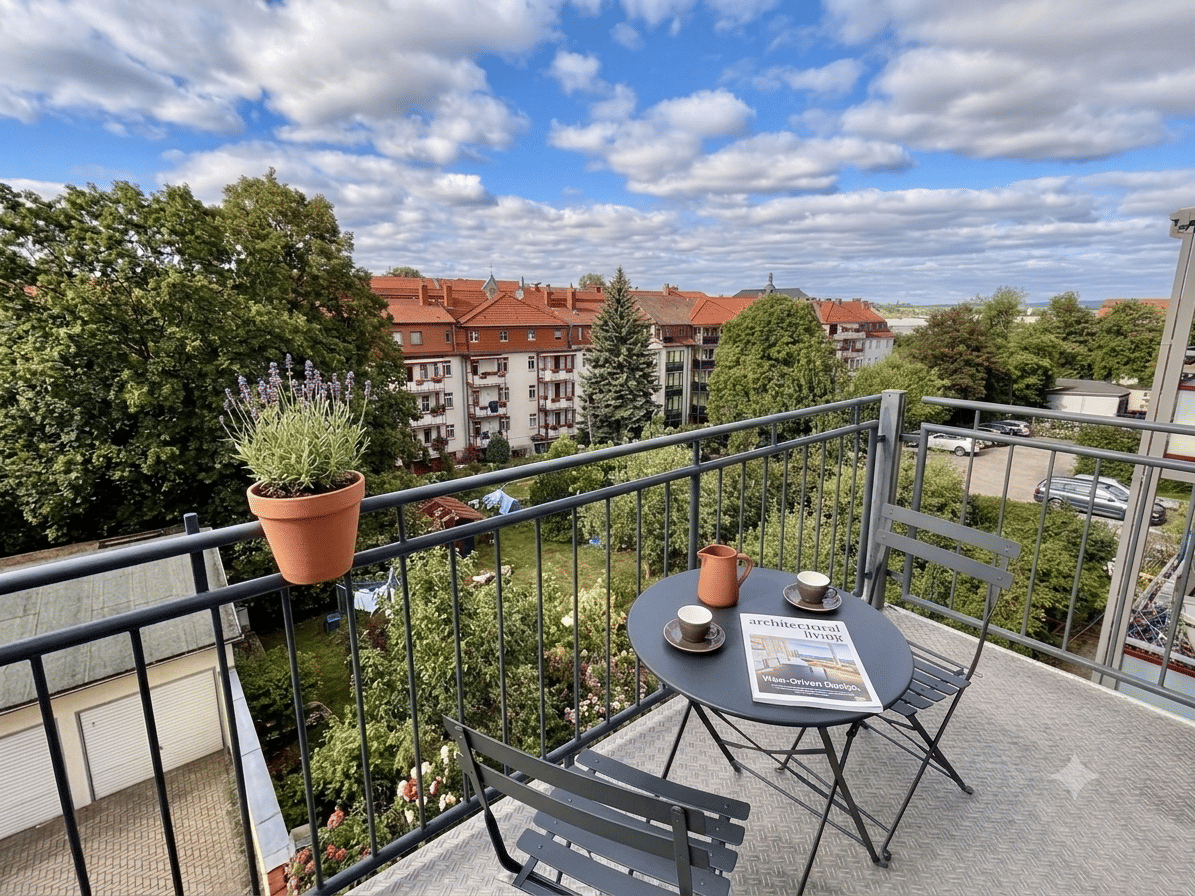 Stilvoll wohnen, großzügig erweitern: Mit Balkon plus große Dachboden-Ausbaureserve, 99099 Erfurt